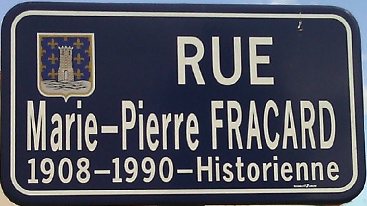 Fichier:PLAQUE RUE FRACARD.jpg