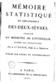 Claude Etienne Dupin, Mémoire statistique du département des Deux-Sèvres.png