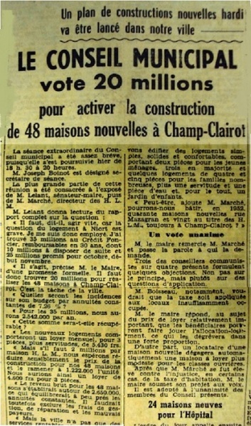 Fichier:Niort mai 1951 subvention.jpg