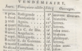Calendrier républicain (extrait) réalisé par Fabienne Briquet, 1798.png