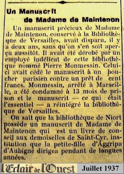 Fichier:Manuscrit Mme Maintenon.jpg