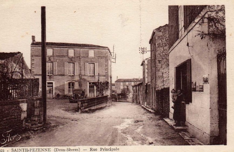 Fichier:Ste Pezenne rue principale Carte Flor.JPG