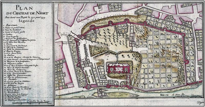 Fichier:Plan 1778 Donjon Niort.jpg